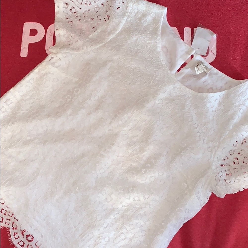 Lace White Shirt